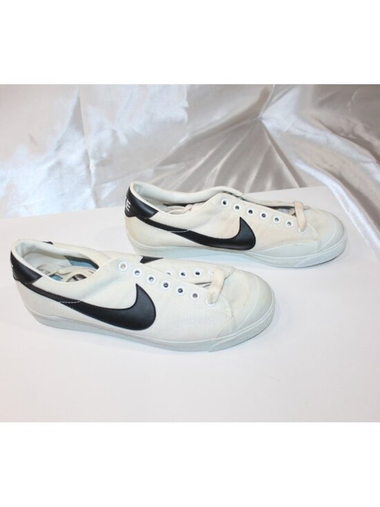Vintage Nike Shoes Bruin Canvas White / Black Size 8 w/ Original Box main image 4